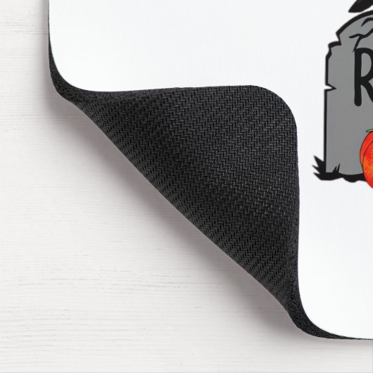 F Caw F Crow Retro Cool Mousepad (Ecke)