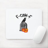 F Caw F Crow Retro Cool Mousepad (Mit Mouse)