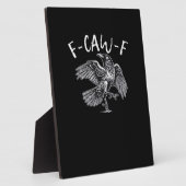 F-Caw-F Crow Retro Klassiker Fotoplatte (Seite)