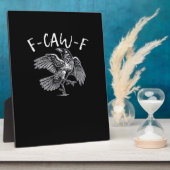 F-Caw-F Crow Retro Klassiker Fotoplatte (Seite)