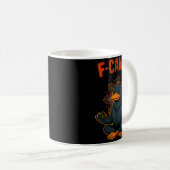 F Caw F Crow Shirt Funny Zen Raven Meditation Fawk Kaffeetasse (VorderseiteRechts)