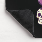 F-Caw-F Crow Skull Halloween Humor Graphic Design Mousepad (Ecke)