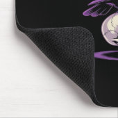 F-Caw-F Crow Skull Halloween Humor Graphic Design  Mousepad (Ecke)