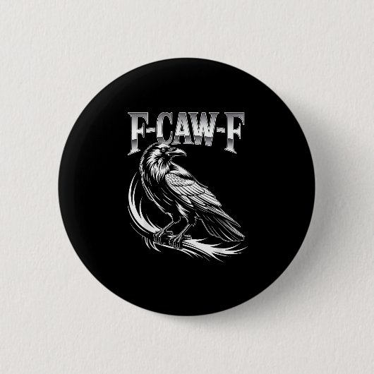 F-Caw-F Crow Womens Trendy Casual Button (Vorderseite)