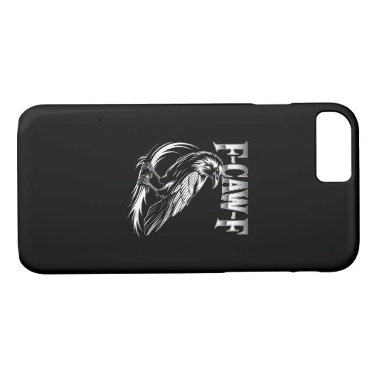 F-Caw-F Crow Womens Trendy Casual Case-Mate iPhone Hülle (Rückseite (Horizontal))