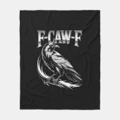 F-Caw-F Crow Womens Trendy Casual Fleecedecke (Vorderseite)