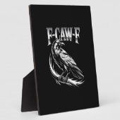 F-Caw-F Crow Womens Trendy Casual Fotoplatte (Seite)