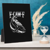 F-Caw-F Crow Womens Trendy Casual Fotoplatte (Seite)