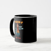 F-Caw-F Das lustige Hühner-Humor F-Caw-F Hahn Tasse (Vorderseite Links)