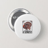F-caw-f (Erntedank-Gänse-Grafik)  Button (Vorne & Hinten)