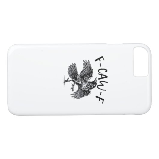 F Caw F Essential Classic Aesthetic Case-Mate iPhone Hülle (Rückseite (Horizontal))