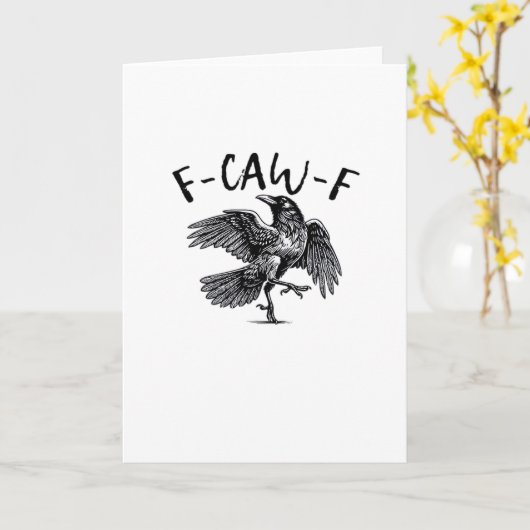 F Caw F Essential Classic Aesthetic Karte (Gelbe Blume)