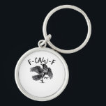 F Caw F Essential Classic Aesthetic Schlüsselanhänger<br><div class="desc">A classic essential “F Caw F” aesthetic expressing timeless bird-themed attitude.</div>