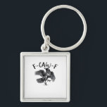 F Caw F Essential Classic Ästhetik Schlüsselanhänger<br><div class="desc">Eine klassische essentielle „F Caw F“-Ästhetik, die zeitlose Vogel-Themen-Attitüde ausdrückt.</div>