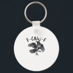 F Caw F Essential Classic Ästhetik Schlüsselanhänger<br><div class="desc">Eine klassische essentielle „F Caw F“-Ästhetik, die zeitlose Vogel-Themen-Attitüde ausdrückt.</div>