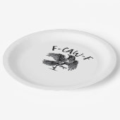 F-Caw-F Essential Classic Style Pappteller (Schrägansicht)