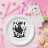 F-Caw-F Essential Cool Unique Pappteller (Party)
