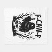 F Caw F Essential Cool Unique Style Fleecedecke (Vorderseite (Horizontal))