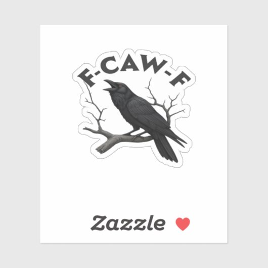 F Caw F Essential Creative Aesthetic Aufkleber (Blatt)