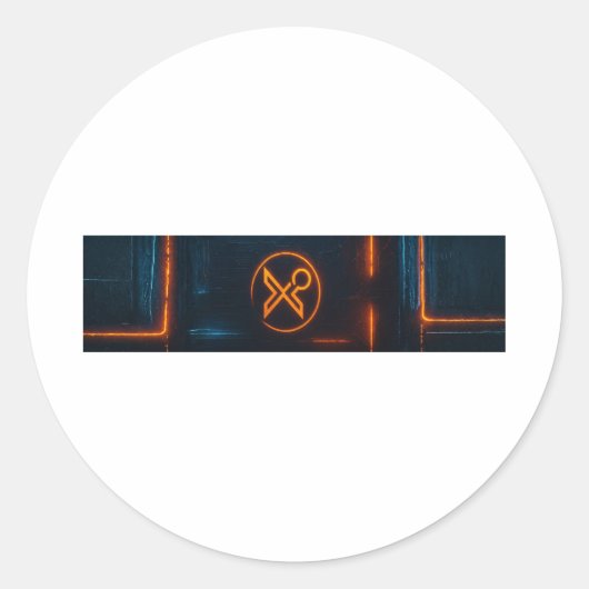 F-Caw-F Essential Creative Style Runder Aufkleber (Vorderseite)