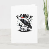 F-Caw-F Essential Funny Quote Karte (Vorderseite)