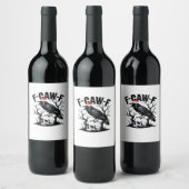 F-Caw-F Essential Funny Quote Weinetikett (Flaschen)