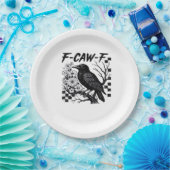 F-Caw-F Essential Funny Trendy Pappteller (Party)