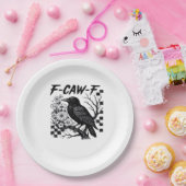 F-Caw-F Essential Funny Trendy Pappteller (Party)