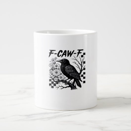 F Caw F Essential Funny Trendy Style Jumbo-Tasse (Vorderseite)