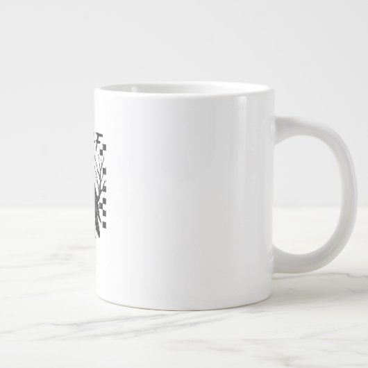 F Caw F Essential Funny Trendy Style Jumbo-Tasse (Rechts)