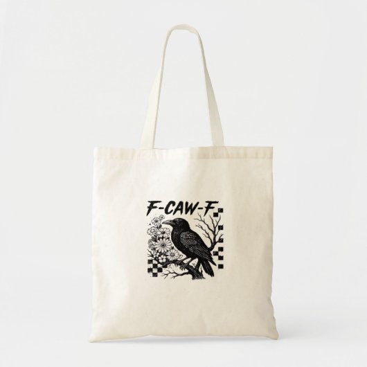 F Caw F Essential Funny Trendy Style Tragetasche (Vorne)