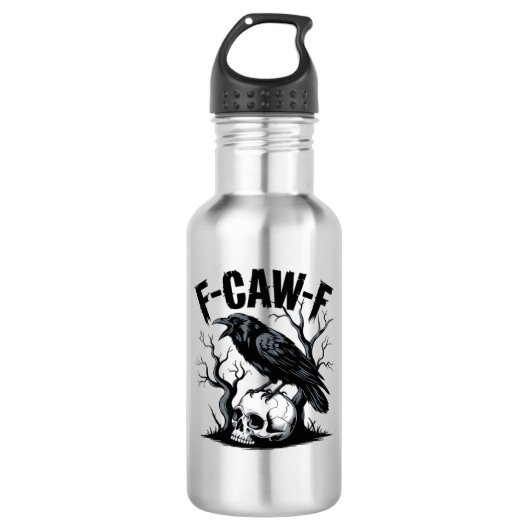 F Caw F Essential Minimal Clean Design Edelstahlflasche (Vorderseite)
