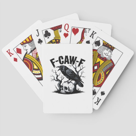 F Caw F Essential Minimal Clean Design Spielkarten (Rückseite)