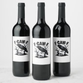 F Caw F Essential Minimal Clean Design Weinetikett (Flaschen)