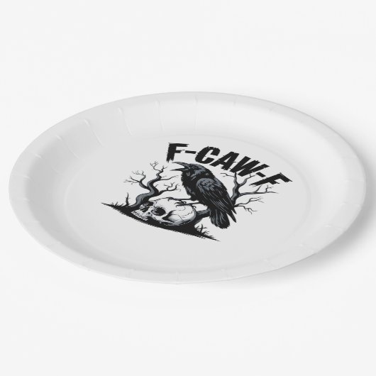 F-Caw-F Essential Minimal Clean Pappteller (Schrägansicht)