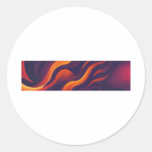 F-Caw-F Essential Retro Classic Runder Aufkleber (Vorderseite)