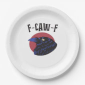 F-Caw-F Essential Retro Graphic Pappteller (Vorderseite)