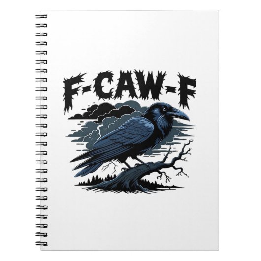 F-Caw-F Essential Retro Klassiker Notizblock (Vorderseite)