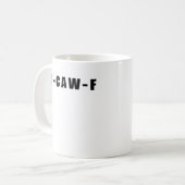 F-Caw-F Essential Simple Clean Kaffeetasse (Vorderseite Links)