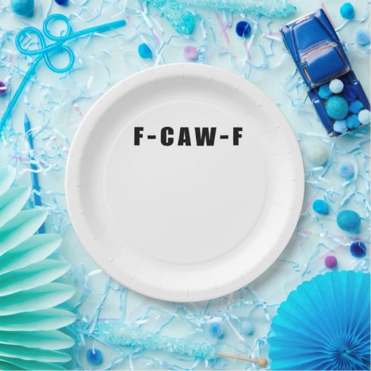 F-Caw-F Essential Simple Clean Pappteller (Party)