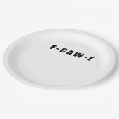 F-Caw-F Essential Simple Clean Pappteller (Schrägansicht)