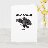 F Caw F Essential Vintage Graphic Look Karte (Gelbe Blume)