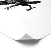 F Caw F Essential Vintage Graphic Look Poster (Ecke)