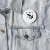 F-Caw-F Funny Bird Crow Button (Beispiel)