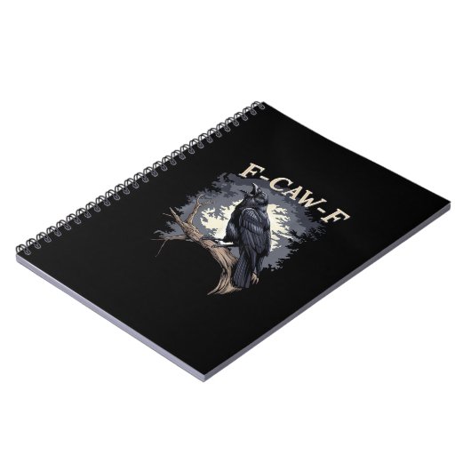 F-Caw-F Funny Bird Crow Creative Casual Notizblock (Linke Seite)