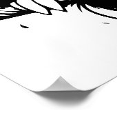 F-Caw-F Funny Bird Quote Gifts Poster (Ecke)