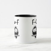 F-Caw-F Funny Bird Quote Gifts Tasse (Zentrum)
