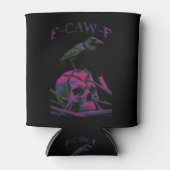 F-Caw-F Funny Black Crow Bird Dosenkühler (Vorderseite)