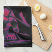 F-Caw-F Funny Black Crow Bird Geschirrtuch (Viertel Falte)