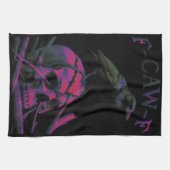 F-Caw-F Funny Black Crow Bird Geschirrtuch (Horizontal)